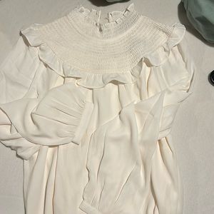 New with tags Loft blouse - cream, medium